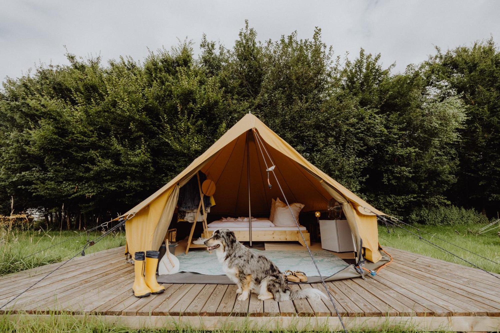 Raus Und Gut Glamping Am Graebendorfer See Drebkau Exterior foto